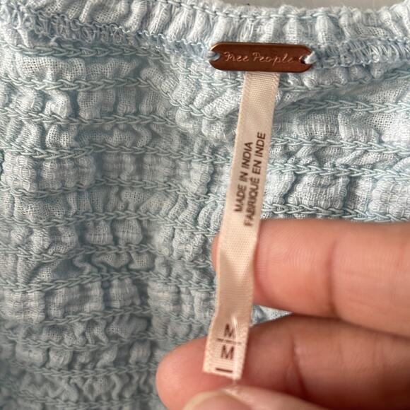 Free People Extra Dose Midi Dress Size Blue Size Medium Brand New With … - Picture 6 of 14